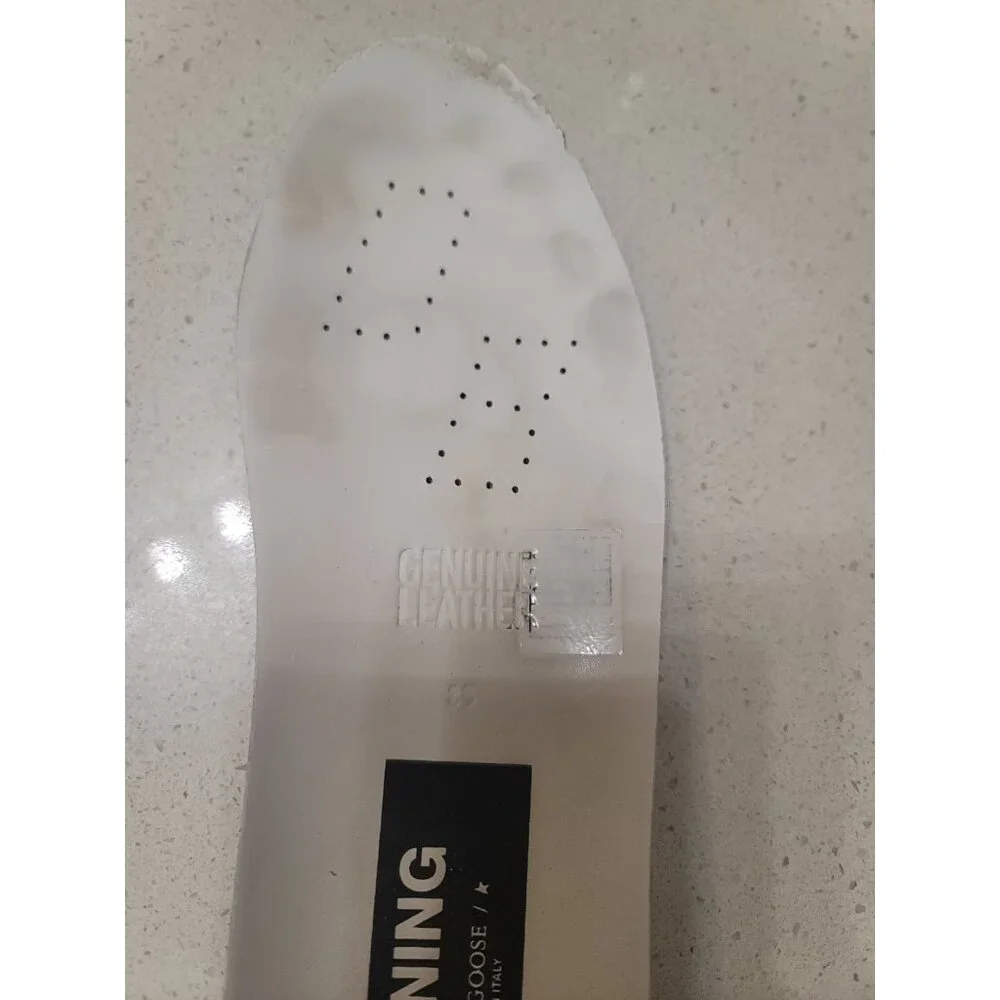 Golden Goose Silver, Cream & Pink Women's Athletic Sneakers - Picture 9 of 10